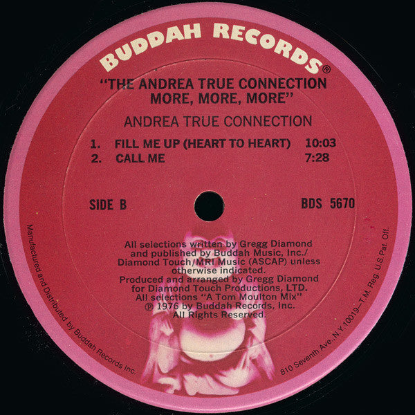 The Andrea True Connection* : More, More, More (LP, Album, Mon)