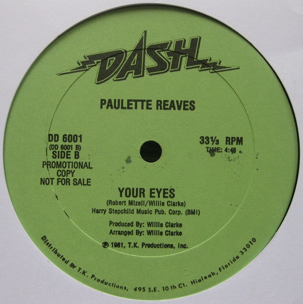 Paulette Reaves : Do It Again (12", Promo)