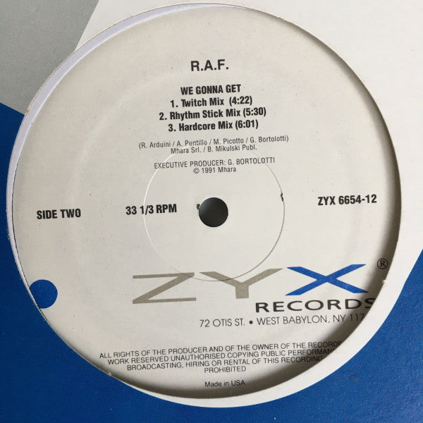 R.A.F. : We've Got To Live Together (12")