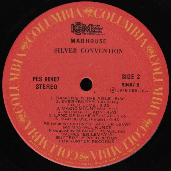 Silver Convention : Madhouse (LP, Album)