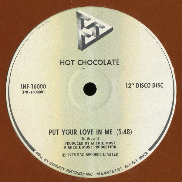 Hot Chocolate : Every 1's A Winner / Put Your Love In Me (12", Single)