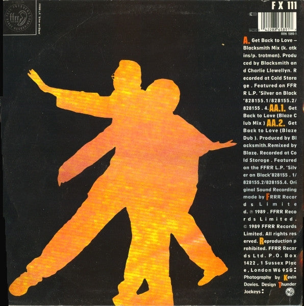 Blacksmith : Get Back To Love (12")