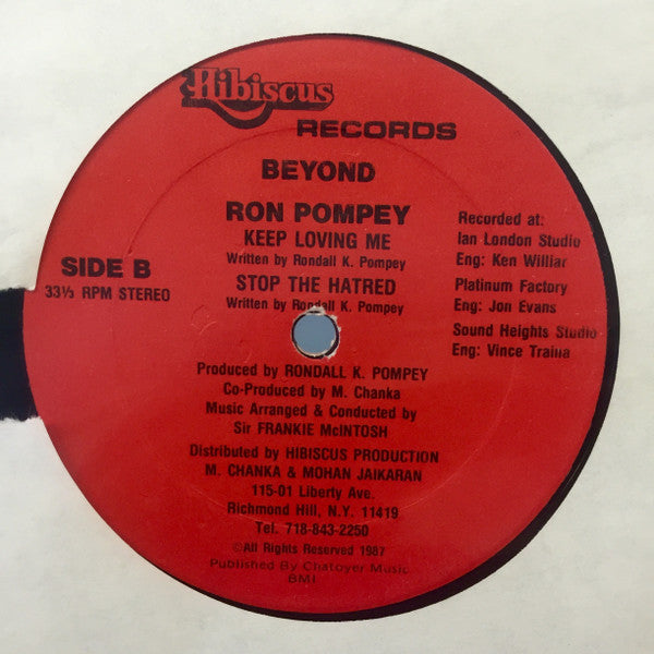 Ron Pompey : Beyond (12")