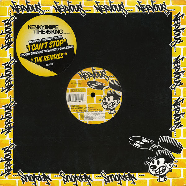 John Davis & The Monster Orchestra / Lucy Hawkins : I Can't Stop (Remixes) (12")