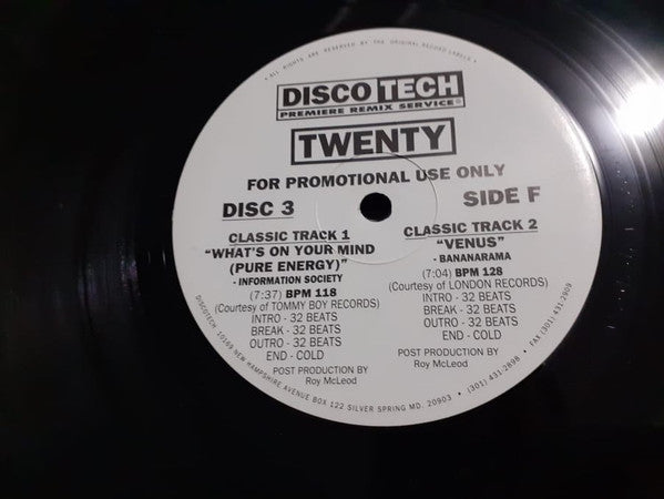 Various : DiscoTech Twenty (3x12", Comp, Promo)
