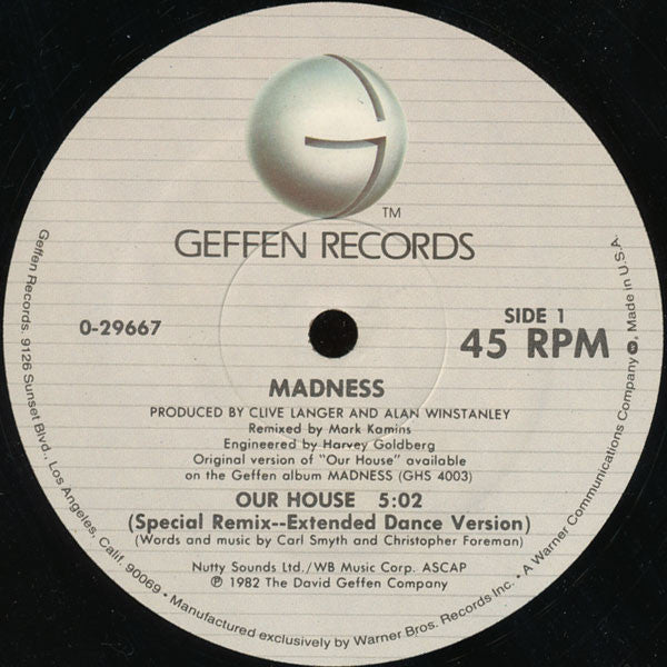Madness : Our House (12", Maxi, All)