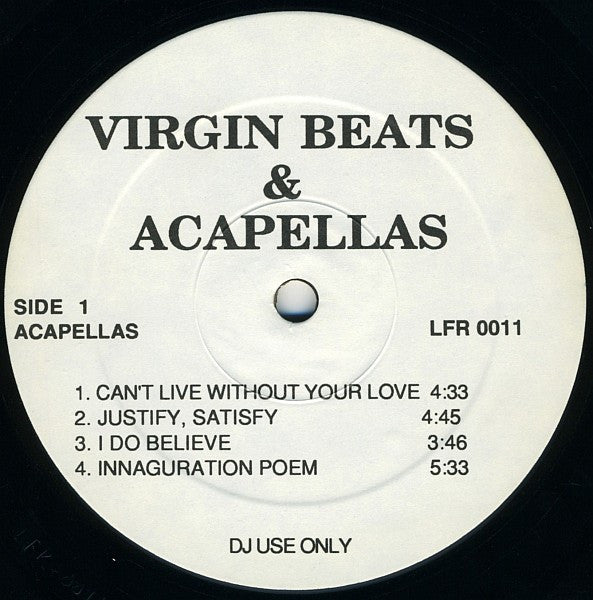 Unknown Artist : Virgin Beats & Acapellas (12")