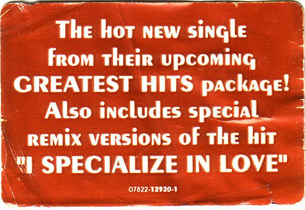 Exposé : I'll Say Goodbye For The Two Of Us / I Specialize In Love (12", Single)