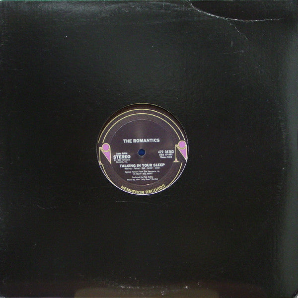 The Romantics : Talking In Your Sleep (12")