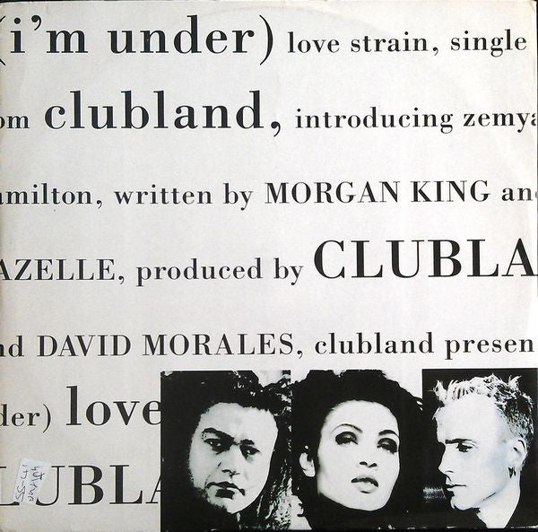 Clubland : (I'm Under) Love Strain (12")
