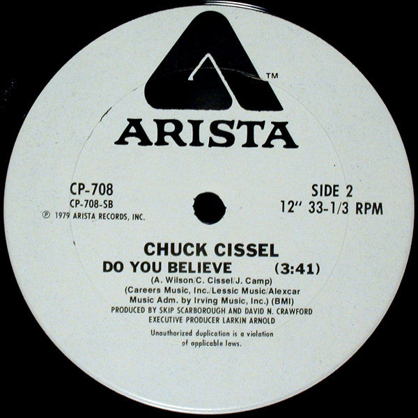 Chuck Cissel : Cisselin' Hot (12", Promo)