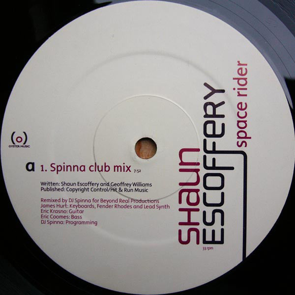 Shaun Escoffery : Space Rider (12")