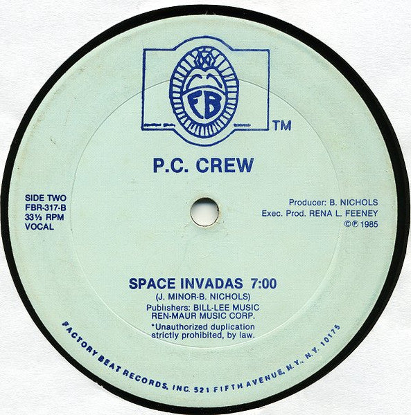 P.C. Crew : Dougee Fresh Vs. The Beat Box (12")