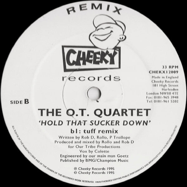The O.T. Quartet : Hold That Sucker Down (Remix) (12")