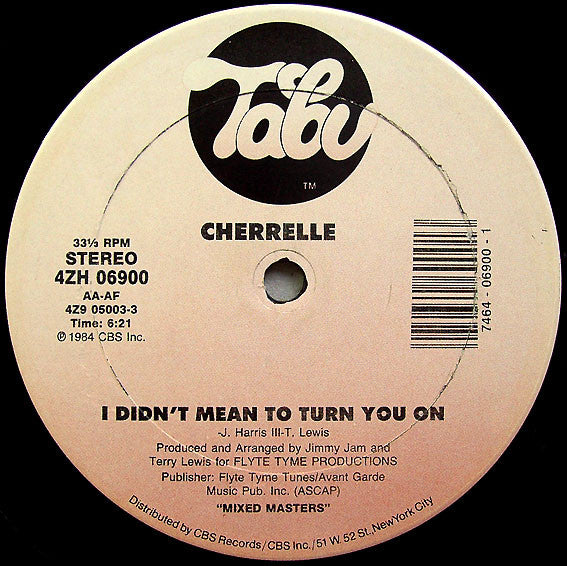 The S.O.S. Band / Cherrelle : Take Your Time (Do It Right) / I Didn't Mean To Turn You On (12")