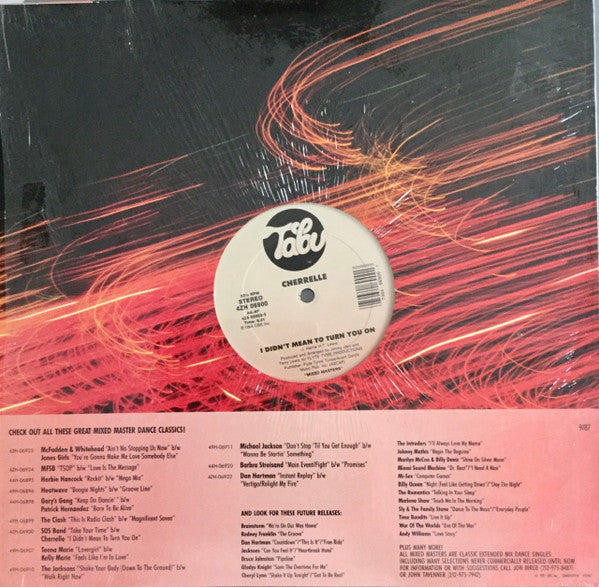 The S.O.S. Band / Cherrelle : Take Your Time (Do It Right) / I Didn't Mean To Turn You On (12")