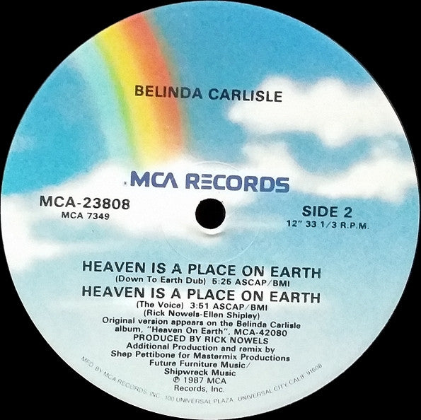Belinda Carlisle : Heaven Is A Place On Earth (12" Version) (12")
