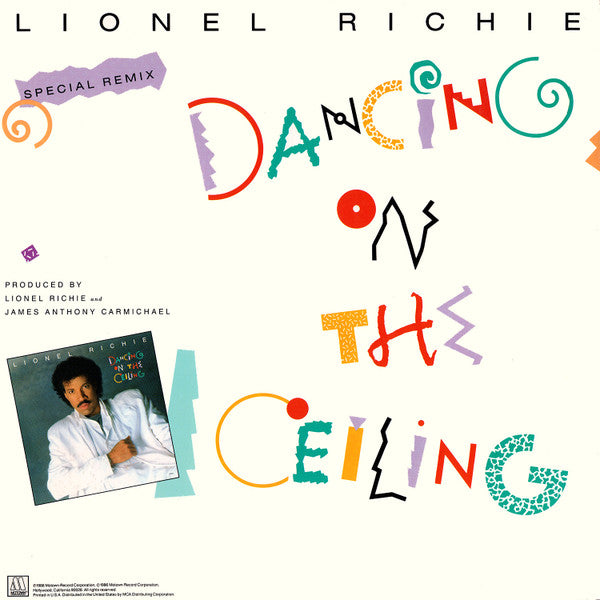 Lionel Richie : Dancing On The Ceiling (Special Remix) (12", Single)