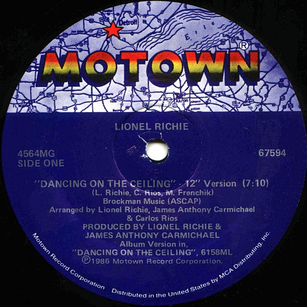 Lionel Richie : Dancing On The Ceiling (Special Remix) (12", Single)