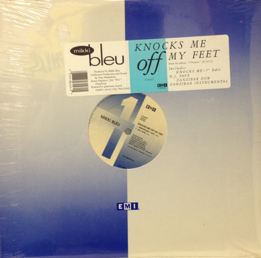 Mikki Bleu : Knocks Me Off My Feet (12")