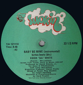 Eddie "Ski" White* : Baby Be Mine (12", Gre)