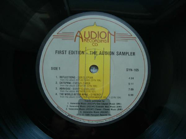 Various : First Edition - The Audion Sampler (LP, Comp, Smplr)
