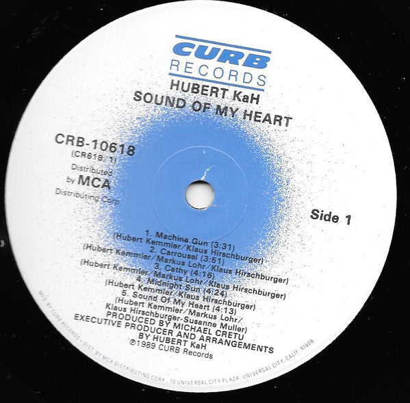 Hubert Kah : Sound Of My Heart (LP, Album)