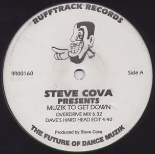 Steve Cova : Muzik To Get Down (12")