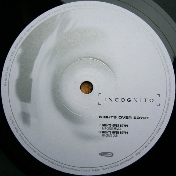 Incognito : Nights Over Egypt (12")