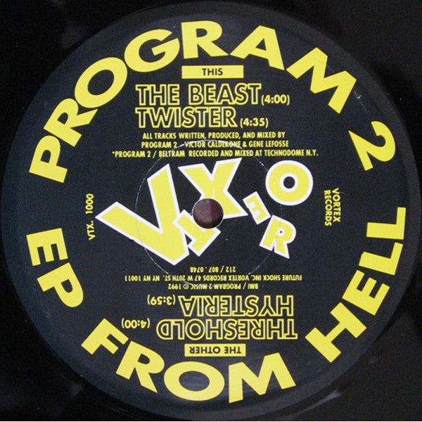 Program 2 : EP From Hell (12", EP)