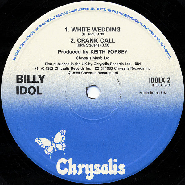 Billy Idol : Rebel Yell (12", Single)