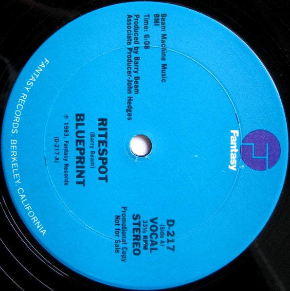 Blueprint (2) : Ritespot (12", Promo)