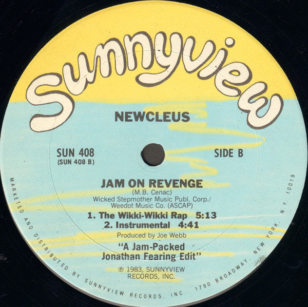 Newcleus : Jam On Revenge (The Wikki-Wikki Song) (12")