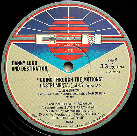 Danny Lugo And Destination (2) : Going Through The Motions (12")
