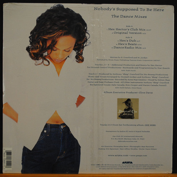 Deborah Cox : Nobody's Supposed To Be Here (The Dance Mixes) (12")