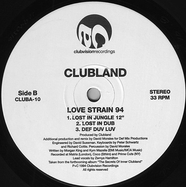 Clubland : Love Strain 94 (12")