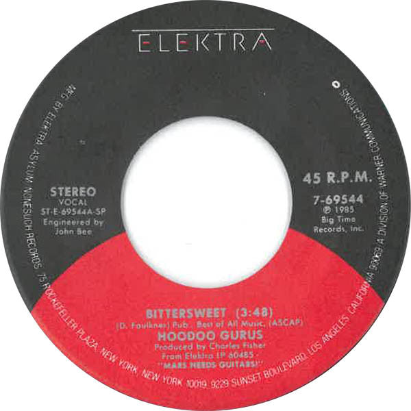 Hoodoo Gurus : Bittersweet (7", Single)