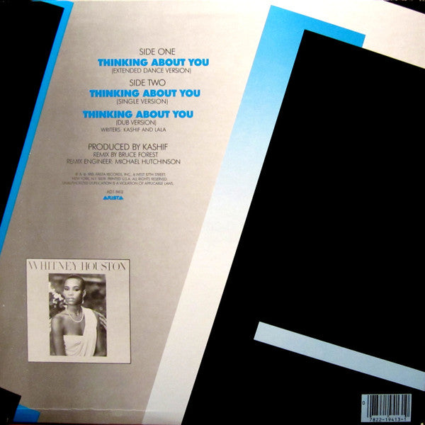 Whitney Houston : Thinking About You (12")