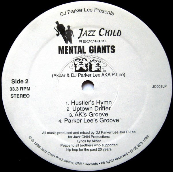 Cold Crush Brothers / Mental Giants : Can't Do Me Nada / Hustler's Hymn (12")