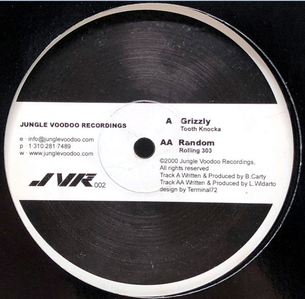 DJ Random / Grizzly : Rolling 303 / Toothknocka (12")