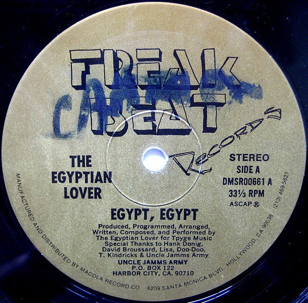 The Egyptian Lover* : Egypt, Egypt (12")