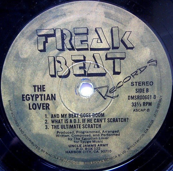 The Egyptian Lover* : Egypt, Egypt (12")