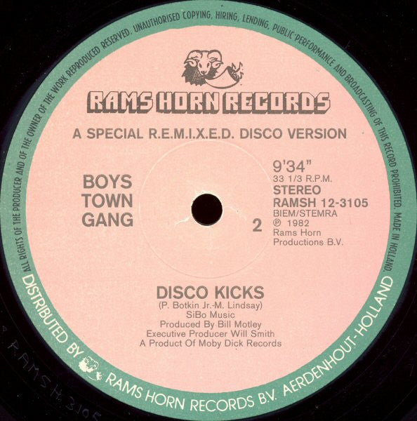 Boys Town Gang : Signed, Sealed, Delivered (A Special R.E.M.I.X.E.D. Disco Version) (12")