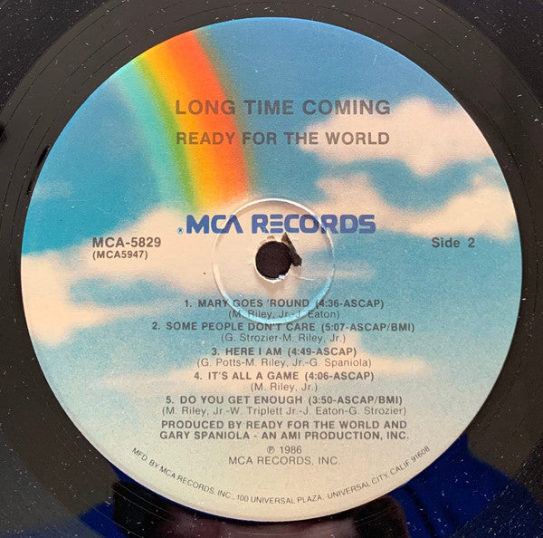 Ready For The World : Long Time Coming (LP, Album)