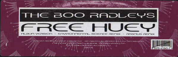 The Boo Radleys : Free Huey (12", Single)