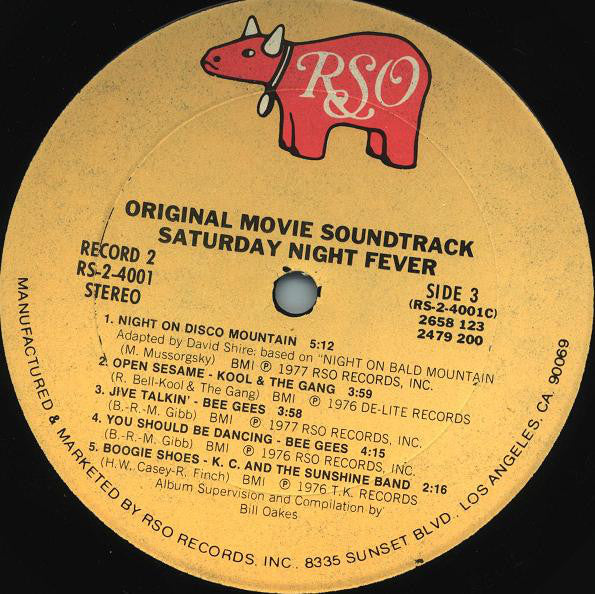 Various : Saturday Night Fever (The Original Movie Sound Track) (2xLP, Album, Comp)