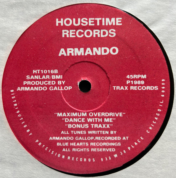 Armando : Overload (12")