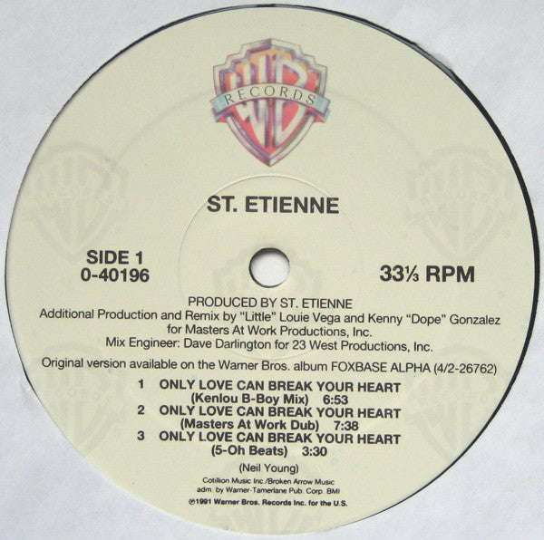 St. Etienne* : Only Love Can Break Your Heart (12", Maxi)