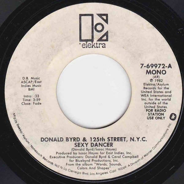 Donald Byrd & 125th Street, N.Y.C. : Sexy Dancer (7", Mono, Promo, AR)