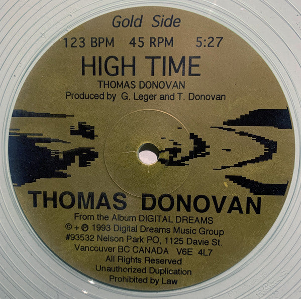 Thomas Donovan : Total Controller (12", Ltd, Cle)